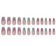 French Wear Nail Glossy Blue And Purple