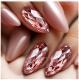 French Wear Nail Glossy Blue And Purple