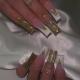 3D Three-dimensional Popular Rhinestone Relief Fake Nails