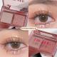 DIKALU Cool Two-tone Eye Shadow Plate Pink And Black Matte Shimmer Sweet And Spicy Punk