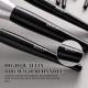 Beili Christmas Gift Makeup Brush Set Of 10, Kabuki Brushes With Synthetic Hair For Foundation, Concealer, And Eyeshadow.