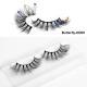One-pair Package Artificial Mink Hair Butterfly False Eyelashes Natural Curling Multi-layer