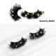 One-pair Package Artificial Mink Hair Butterfly False Eyelashes Natural Curling Multi-layer