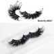 One-pair Package Artificial Mink Hair Butterfly False Eyelashes Natural Curling Multi-layer