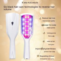 Mens And Womens Red Light Vibration Massage Comb