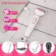 4 In 1 Electric Razor For Women Painless Grooming Kit Rechargeable Eyebrow Nose Hair Pubic Hair Bikini Trimmer Face Shaver