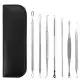7 Pcs Blackhead Remover Kit Stainless Steel Pimple Comedone Acne Extractor Needle Tools
