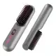 Cordless Negative Ion Hair Straightener Brush Rechargeable Mini Styling Comb With 12 Heating Levels Anti-scald 30S Preheating 30Mins Auto Sleep LCD Display
