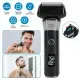 Electric Foil Face Shaver 5-Blade Electric Razor For Men Wet & Dry Jawline Beard Trimmer Precision Sideburn Shavers IPX6 Waterproof With LED Display Cleaning Brushes GPCT5466