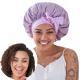 Silk Bonnet For Sleeping Women, Satin Hair Bonnet For Sleeping For Wavy Curly Natural Hair Women Men
