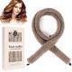 Satin Heatless Hair Curler, Lazy Natural Soft Wave DIY Heatless Curls For Sleep In Overnight, For All Hair Types