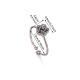 18K Gold Plated Stainless Steel Ring Sun Turtle Flower Retro Women Jewelry