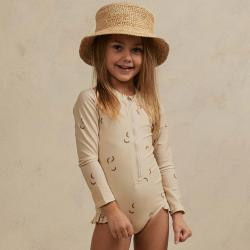 Summer Girls Sweet Floral One-piece Swimsuit