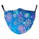 Christmas Snowflake Digital Printing Double-layer Dust Mask