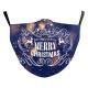 Christmas Snowflake Digital Printing Double-layer Dust Mask