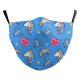 Christmas Single Corner Print Double Layer Dust Mask
