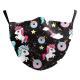 Christmas Single Corner Print Double Layer Dust Mask