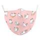Christmas Single Corner Print Double Layer Dust Mask