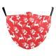 Christmas Single Corner Print Double Layer Dust Mask