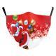 Christmas Single Corner Print Double Layer Dust Mask