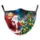 Santa Claus Digital Printing Double Layer Dustproof Mask