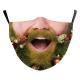 Santa Claus Digital Printing Double Layer Dustproof Mask