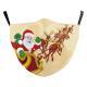 Santa Elk Digital Printing Double-layer Dust Mask