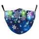 Santa Elk Digital Printing Double-layer Dust Mask