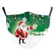 Christmas Digital Printing Double-layer Dust Mask