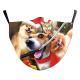 Christmas Digital Printing Double-layer Dust Mask