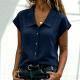 Fashionable Solid-color Short-sleeve Shirt
