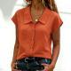 Fashionable Solid-color Short-sleeve Shirt