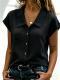 Fashionable Solid-color Short-sleeve Shirt