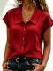 Fashionable Solid-color Short-sleeve Shirt