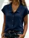 Fashionable Solid-color Short-sleeve Shirt
