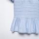 Ruffle-trimmed Puff-sleeve Blouse Top
