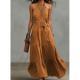 Solid-color Sleeveless Halter-neck Maxi Dress Womens Resort-style Flowing A-line Gown