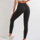 Womens Tight Elastic High Waist Leggings With Zipper Pocket