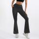 Womens High Waist Hip Lift Stretch Brushed Pocket Shark Pants