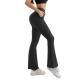 Womens High Waist Hip Lift Stretch Brushed Pocket Shark Pants