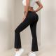 Womens High Waist Hip Lift Yoga Pants Fleece-lined Casual