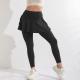 Womens Exercise Yoga Clothes High Waist Hip Lift Pocket Sweatpants
