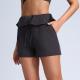 Outerwear Sports Fitness Lace High-Waist Slimming Yoga Shorts