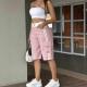 Casual European And American-style Womens High-waisted Pants