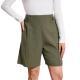 Womens Cotton-Linen Texture Casual Shorts