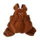 Autumn And Winter Puppy Four-legged Clothes, Cute Bear Corduroy Overalls, Bichon Frise Small Dog Warm Pet Clothes