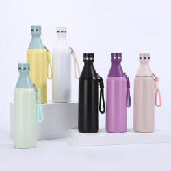 Portable Handle 304 Stainless Steel Insulated Cup