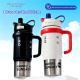 Ceramic-liner Insulated Mug Stainless-Steel Straw Ice-Resistant Bottle Large-Capacity Cup