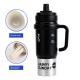 Ceramic-liner Insulated Mug Stainless-Steel Straw Ice-Resistant Bottle Large-Capacity Cup