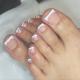 Summer French Nail Simple Wearable